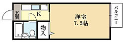 プレジール今堀B棟 1階