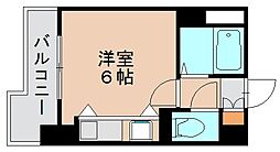 モア・フィールド箱崎2 ワンルームの間取図画像