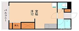 レジデンス松香台 ワンルームの間取図画像