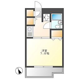 グレイス玉川学園II 1階1Kの間取り
