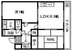 大阪府泉北郡忠岡町忠岡北3丁目（賃貸マンション2LDK・4階・53.81㎡） その2