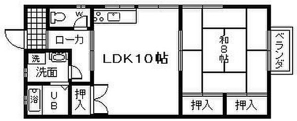 大阪府岸和田市沼町(賃貸アパート1LDK・2階・45.44㎡)の写真 その2