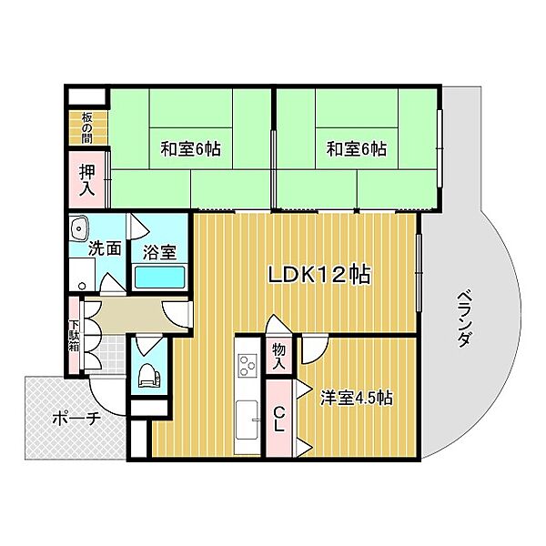 大阪府岸和田市上野町東(賃貸マンション3LDK・7階・66.50㎡)の写真 その2