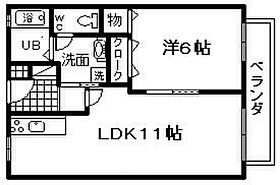 グランメール大宮  ｜ 大阪府岸和田市西之内町（賃貸アパート1LDK・2階・41.58㎡） その2