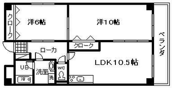 ハイツ・イシカワ ｜大阪府岸和田市下池田町1丁目(賃貸マンション2LDK・3階・61.95㎡)の写真 その2