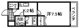 大阪府岸和田市春木若松町（賃貸アパート1K・2階・24.00㎡） その2