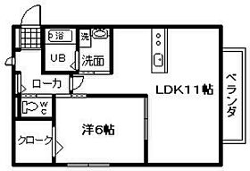 大阪府岸和田市土生町13丁目（賃貸アパート1LDK・1階・47.70㎡） その2