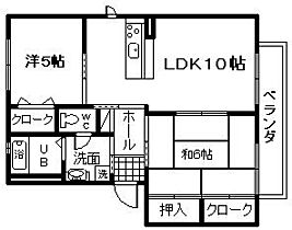 大阪府貝塚市澤（賃貸アパート2LDK・2階・50.60㎡） その2