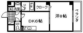 大阪府貝塚市澤（賃貸マンション1DK・2階・35.52㎡） その2