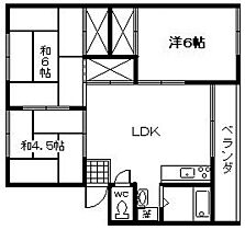 礒コーポ  ｜ 大阪府岸和田市磯上町1丁目（賃貸マンション3LDK・2階・52.06㎡） その2