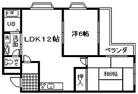 メゾンフジタ  ｜ 大阪府岸和田市神須屋町（賃貸マンション2LDK・1階・47.00㎡） その2