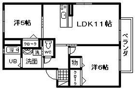 大阪府貝塚市半田3丁目（賃貸アパート2LDK・1階・53.01㎡） その2