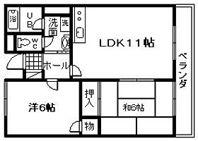 サンフィール岸和田  ｜ 大阪府岸和田市土生町2丁目（賃貸アパート2LDK・1階・53.71㎡） その2