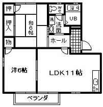 大阪府貝塚市福田（賃貸アパート2LDK・2階・50.81㎡） その2