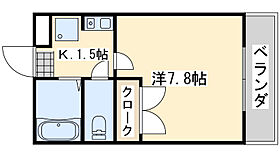 大阪府岸和田市中井町3丁目13-5（賃貸マンション1K・1階・23.20㎡） その2