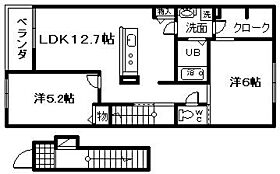 大阪府泉北郡忠岡町忠岡南3丁目5番5号（賃貸アパート2LDK・2階・56.81㎡） その2