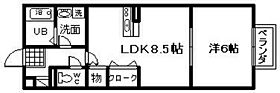 大阪府岸和田市南上町1丁目（賃貸アパート1LDK・1階・36.65㎡） その2