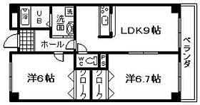 大阪府泉南市中小路3丁目4-7（賃貸マンション2LDK・3階・50.05㎡） その2