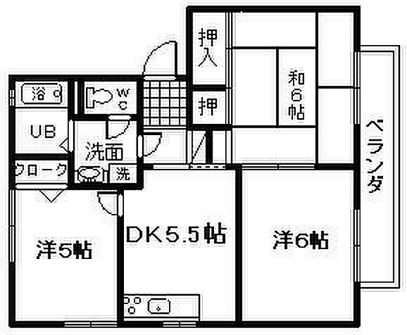 オリーブハイツＣ棟 ｜大阪府貝塚市石才(賃貸アパート3DK・1階・50.78㎡)の写真 その2