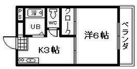 大阪府泉佐野市東羽倉崎町(賃貸マンション1K・3階・24.86㎡)の写真 その2