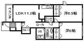 大阪府泉南郡熊取町久保1丁目5番17号（賃貸アパート2LDK・1階・55.17㎡） その2