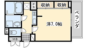 大阪府泉佐野市中町2丁目3番41号（賃貸アパート1K・3階・25.83㎡） その2