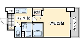 大阪府泉佐野市上町2丁目9番17号（賃貸マンション1K・9階・30.81㎡） その2