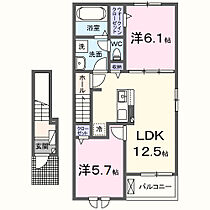 大阪府泉佐野市下瓦屋475-28（賃貸アパート2LDK・2階・56.44㎡） その1