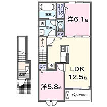 大阪府泉佐野市下瓦屋475-28（賃貸アパート2LDK・2階・56.48㎡） その1