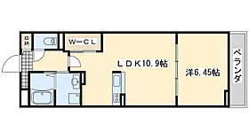 大阪府貝塚市東山6丁目9番17号（賃貸アパート1LDK・2階・42.38㎡） その2