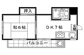 三浦ハイツ 201 ｜ 京都府京都市下京区黒門通五条上ル柿本町（賃貸アパート1DK・2階・25.30㎡） その2