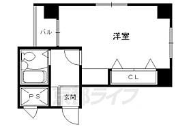 京都府京都市中京区壬生坊城町（賃貸マンション1R・7階・24.72㎡） その2