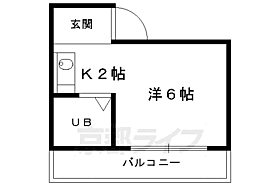 紫光ハイツ 403 ｜ 京都府京都市中京区聚楽廻西町（賃貸マンション1K・4階・18.00㎡） その2