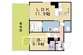 京都府京都市上京区小川通下長者町下る茶屋町（賃貸マンション1LDK・1階・46.45㎡） その2