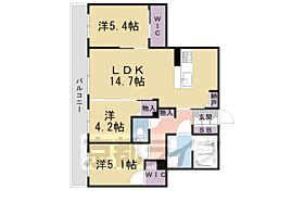 京都府京都市右京区西京極郡醍醐田町（賃貸マンション3LDK・2階・69.32㎡） その2