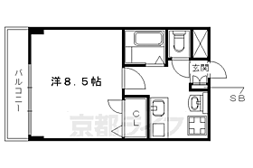 京都府京都市右京区西院久田町（賃貸マンション1K・1階・23.00㎡） その2