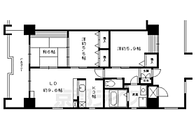 富小路モーリシャス 401 ｜ 京都府京都市下京区富小路通五条上ル本神明町（賃貸マンション3LDK・4階・66.75㎡） その2