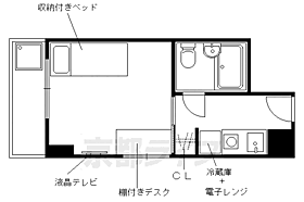 京都府京都市上京区今出川通浄福寺西入東上善寺町（賃貸マンション1K・4階・16.40㎡） その2