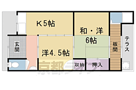 京都府京都市右京区西京極北衣手町（賃貸テラスハウス2K・--・38.61㎡） その2