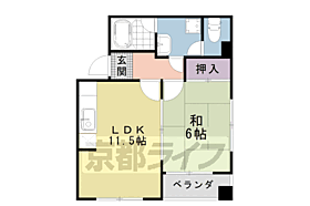 京都府京都市中京区西ノ京冷泉町（賃貸マンション1LDK・2階・39.00㎡） その2