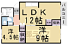 石原住宅B棟5階5.5万円