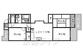 京都府京都市上京区下長者町通室町西入近衛町（賃貸マンション3LDK・2階・68.92㎡） その2