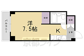 京都府京都市右京区西京極東池田町（賃貸マンション1K・2階・19.44㎡） その2