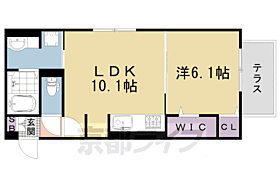 京都府京都市右京区西京極殿田町（賃貸アパート1LDK・1階・39.77㎡） その2