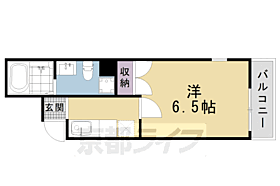 京都府京都市下京区西七条南月読町（賃貸マンション1K・2階・20.31㎡） その2