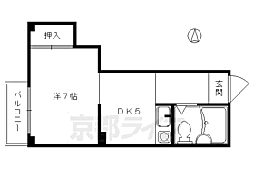 福野マンション 301 ｜ 京都府京都市下京区不明門通七条上る粉川町（賃貸マンション1DK・3階・23.77㎡） その2