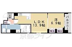 京都府京都市上京区上長者町通堀川東入一町目（賃貸マンション1LDK・2階・51.83㎡） その2