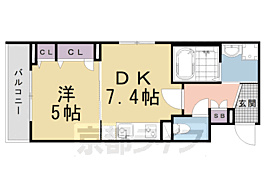 グランカーサ京都駅前 501 ｜ 京都府京都市南区西九条横町（賃貸マンション1DK・5階・34.29㎡） その2