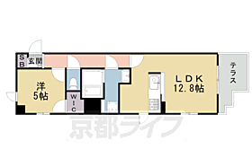 ヴィラ御所南 103 ｜ 京都府京都市中京区橘町（賃貸マンション1LDK・1階・45.51㎡） その2