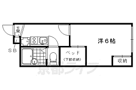 京都府京都市右京区太秦一ノ井町（賃貸アパート1K・2階・22.35㎡） その2